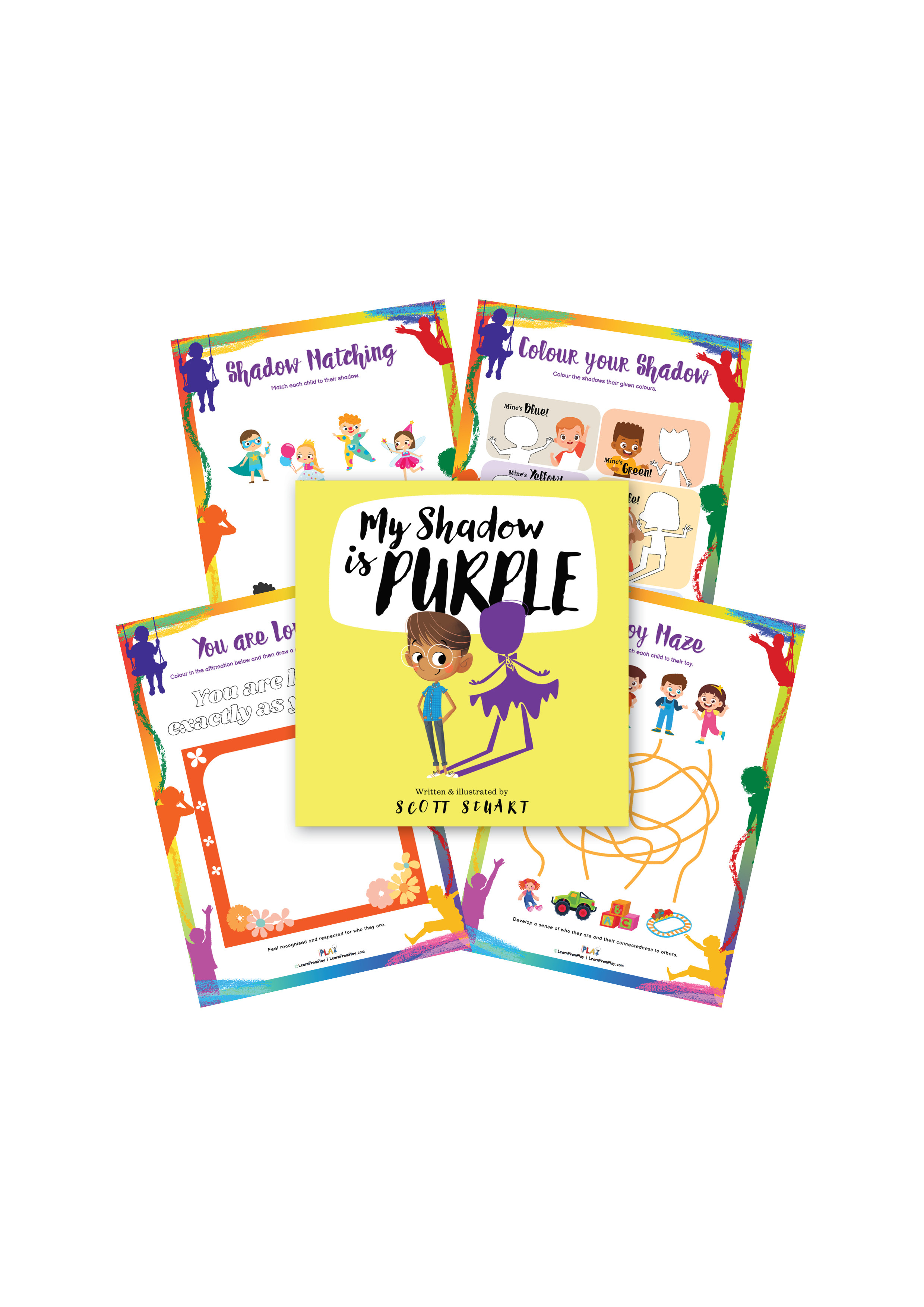 My Shadow is Purple Book Activities